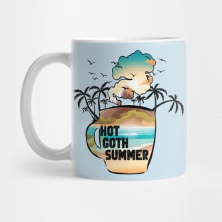 Hot Goth Summer At Beautiful Beach In The Mug Design Mug